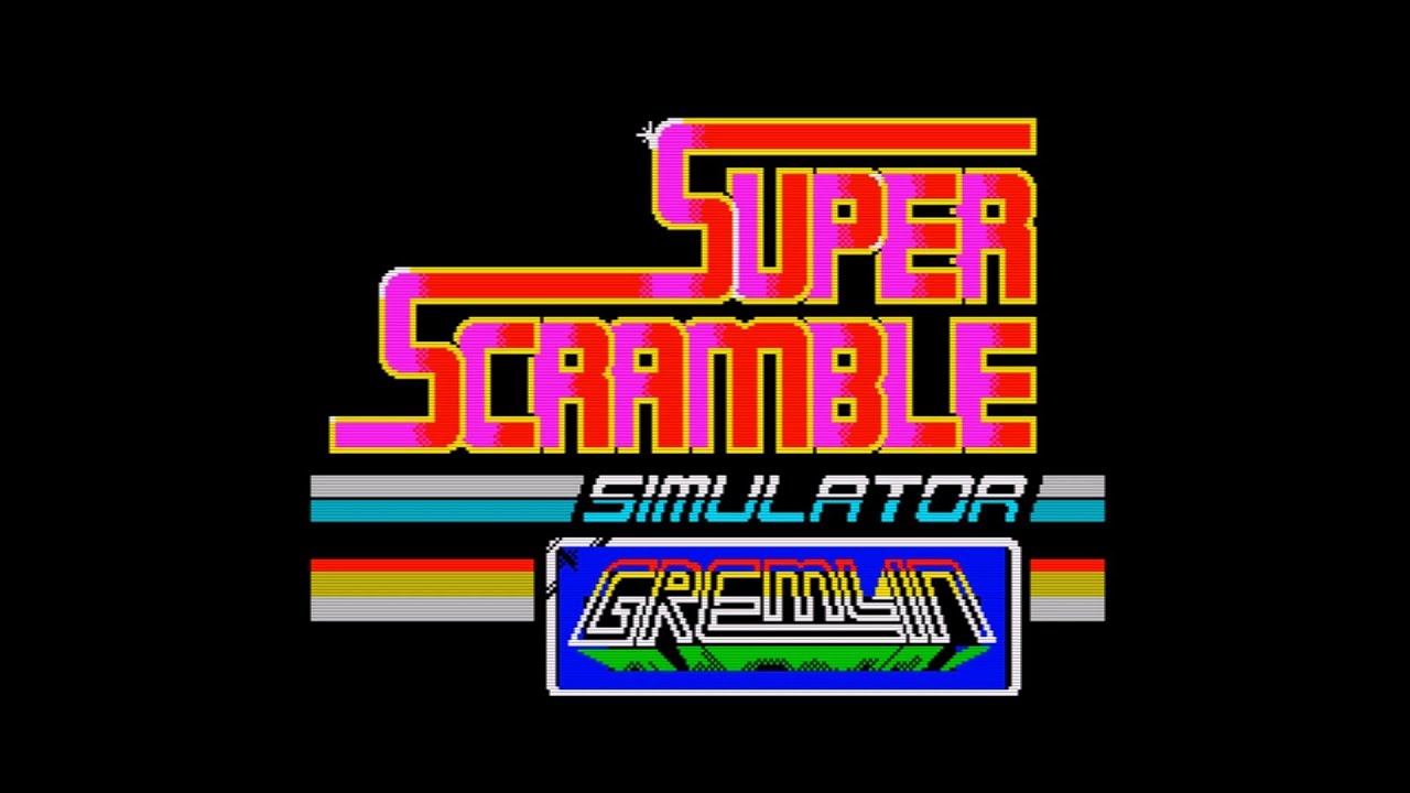 ZX Spectrum Music - Super Scramble Simulator - Ben Daglish - Title Music - 1080p / 50fps
