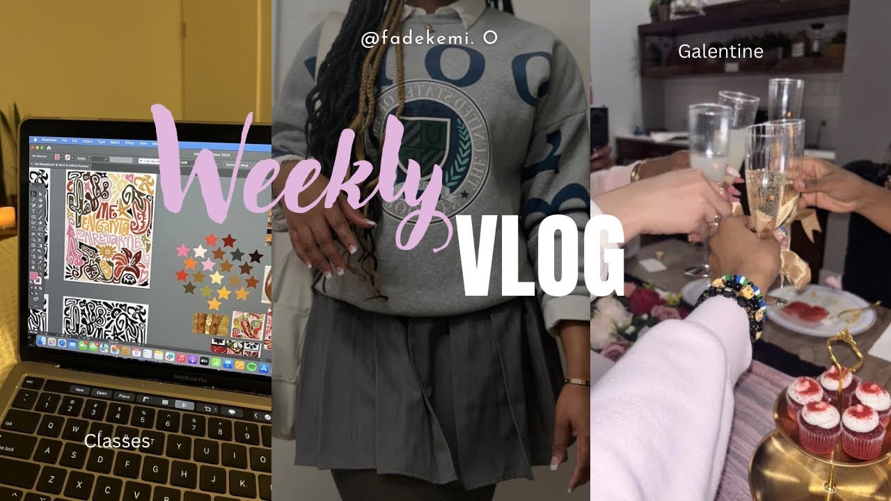 School, Work & Galentine’s 💌 | Balancing It All