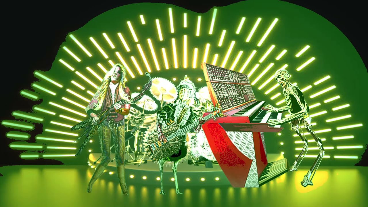 Virtual Band Animation (short version); Prog Metal; Virtual Instruments;royalty free soundtrack