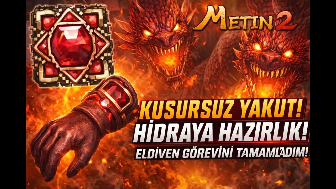 KUSURSUZ YAKUT BASTIM! | Eldiven Görevi Bitti – Çift Hidra Hazır! #metin2 #mmorpg
