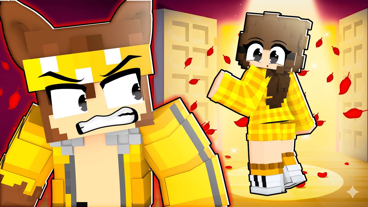 ELA virou A NAMORADA DO LOBO ALFA no Minecraft