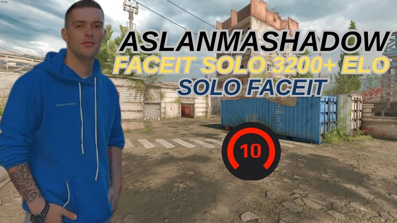 ASLANMASHADOW SOLO FACEIT | FACEIT SOLO 3200+ ELO | CS2 DUST 2