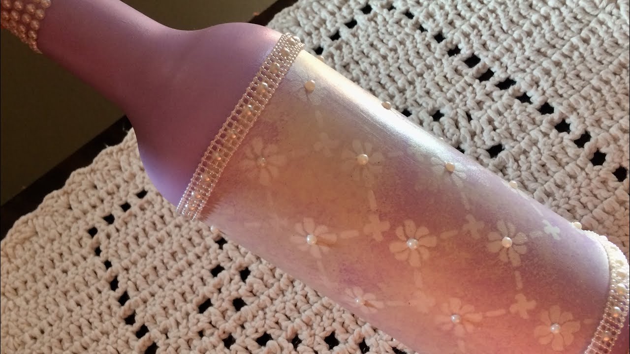 Garrafa Decorada- DIY do lixo ao luxo