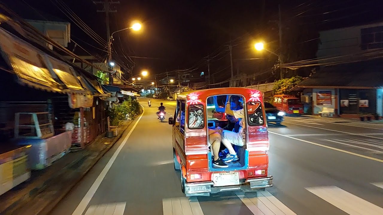 Night scooter ride from Phuket Old Town to Kata
