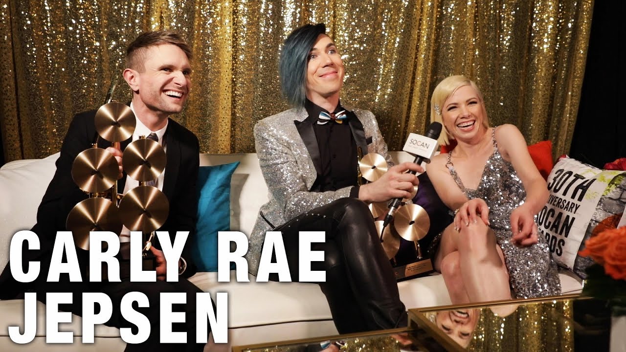 SOCAN Awards 2019 - Carly Rae Jepsen, Tavish Crowe, Josh Ramsay talk about writing "Call Me Maybe"