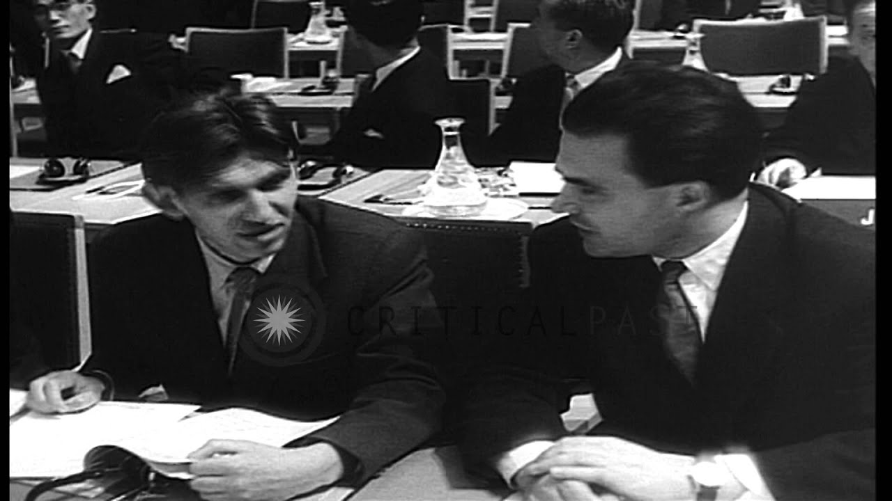United Nations Commission on International Trade Law (UNCITRAL) meeting in Vienna...HD Stock Footage