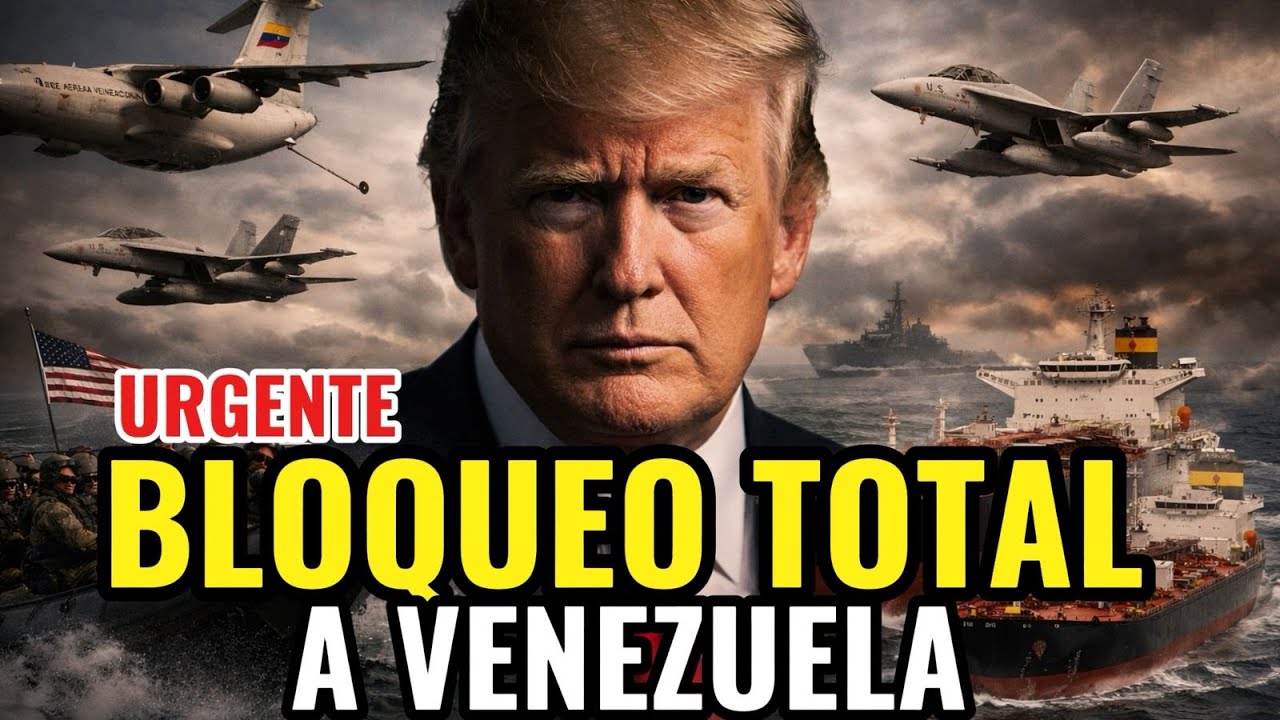 URGENTE: Trump ordena bloqueo total y completo de los petroleros sancionados en Venezuela
