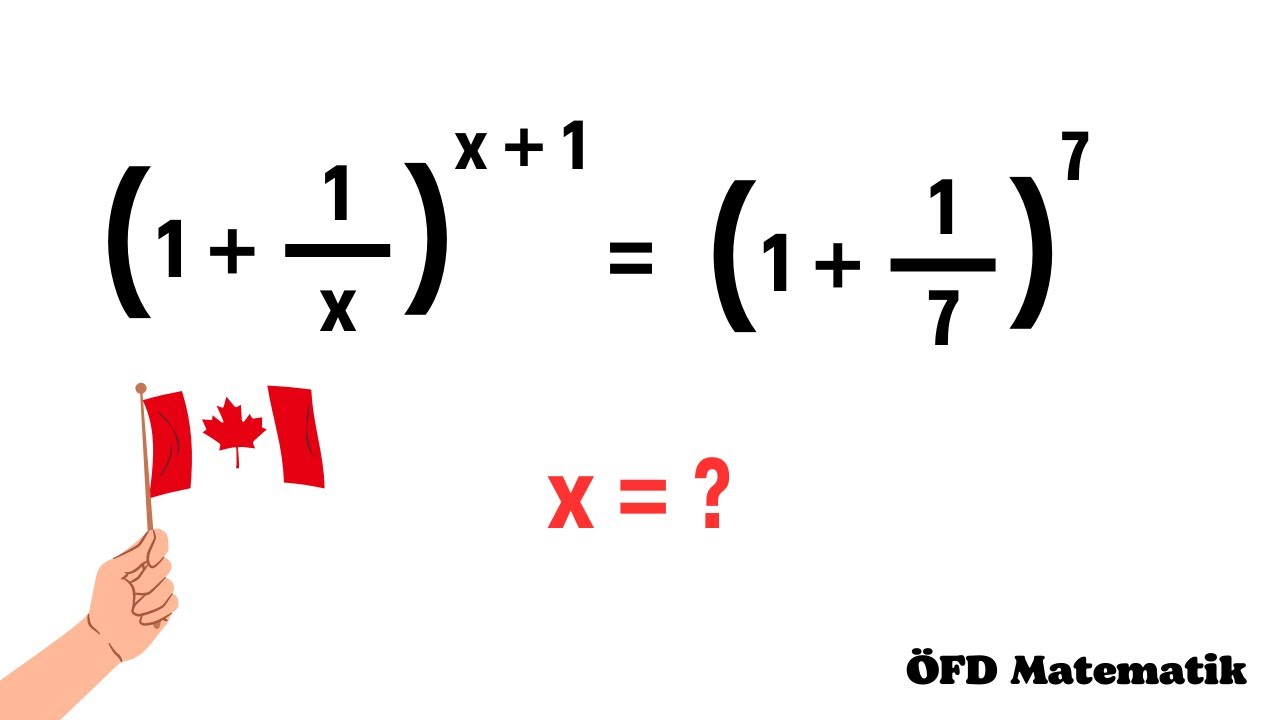 Kanada Matematik Olimpiyat Sorusu