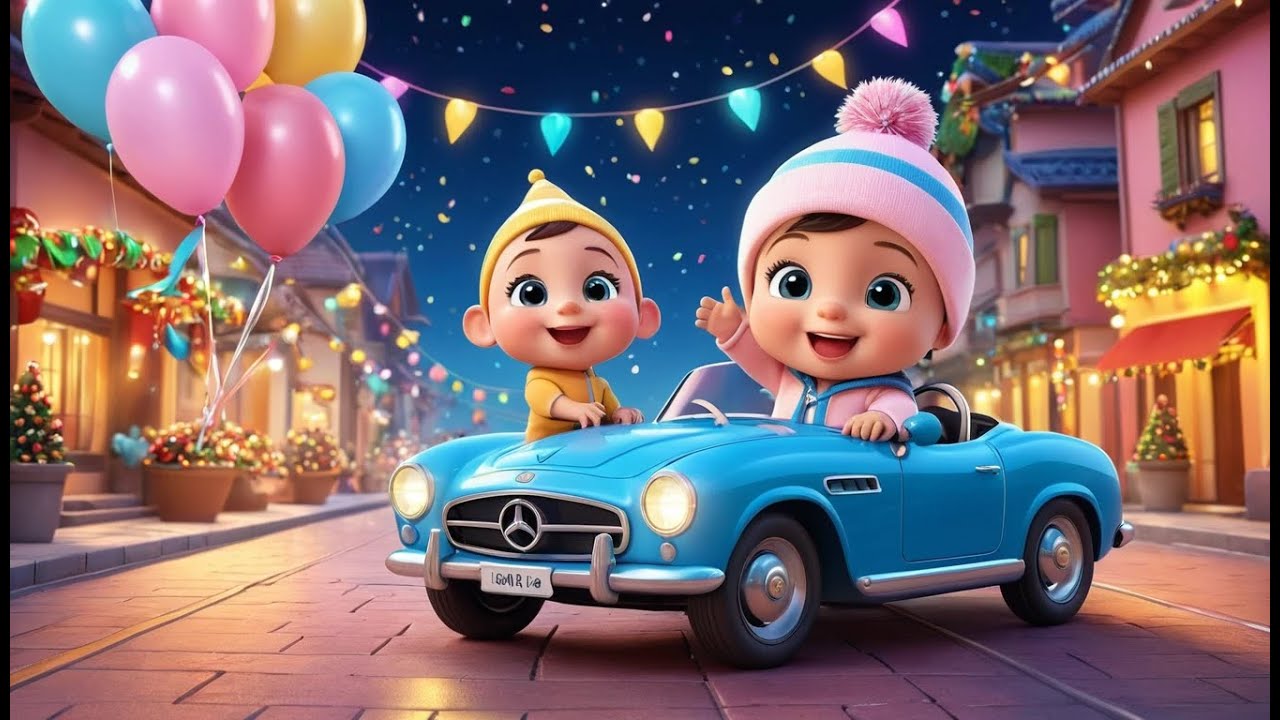 New Year Car Ride | Fun Learning & Action Song for Toddlers