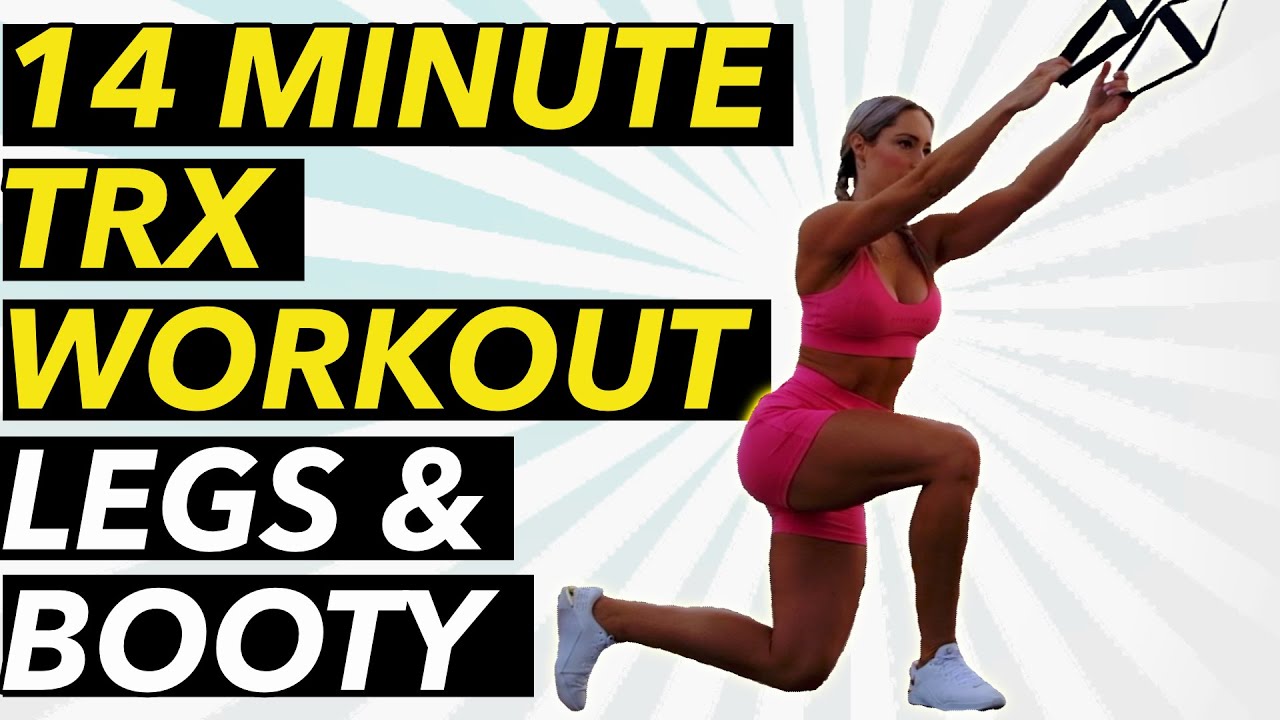 14 Minute TRX Leg + Booty Workout Timed Circuits | Krista Elisabeth