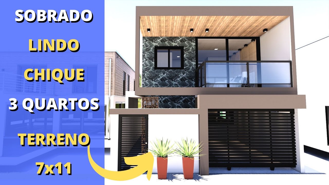 ✅CASA DE 7x11 METROS COM 3 QUARTOS