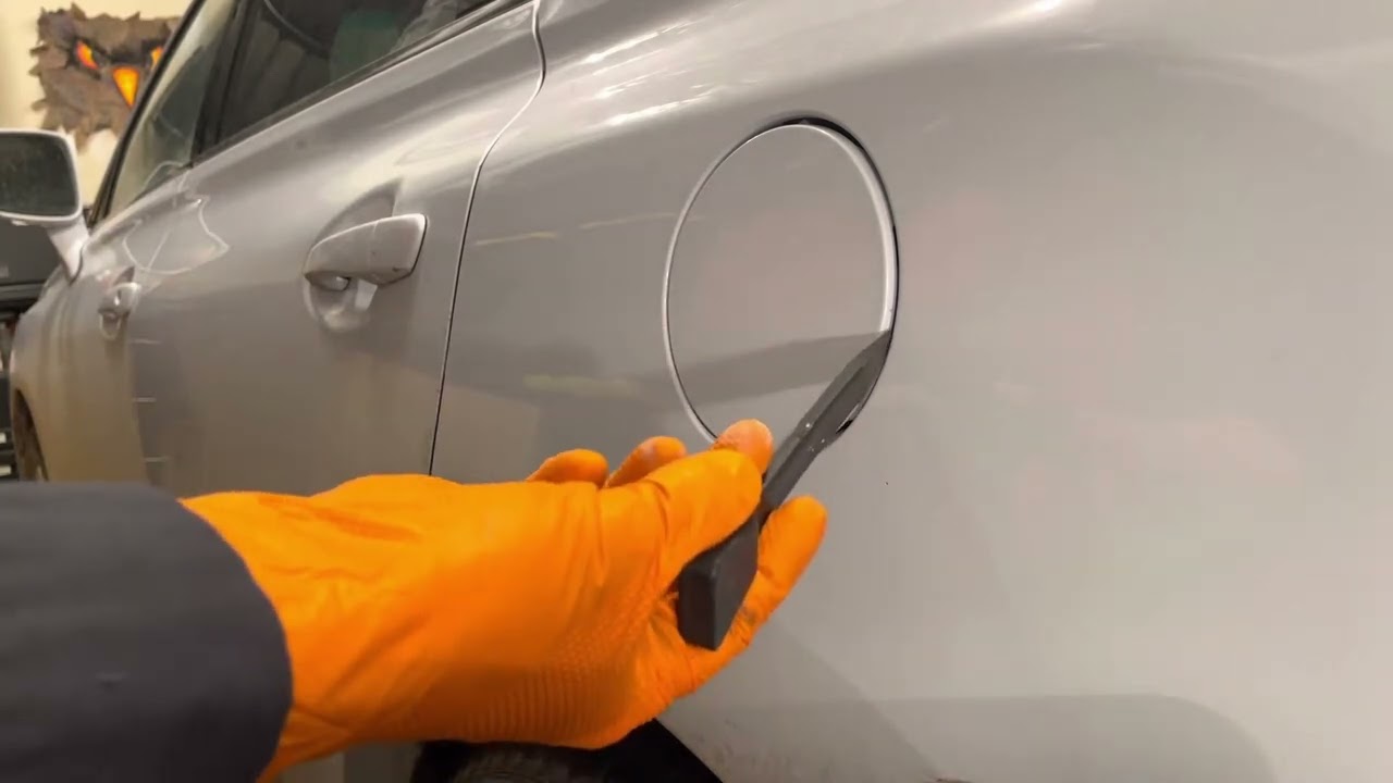 2010-2015 Lexus RX350 RX450h Fuel Fill Door Release Spring Replacement - Fix Gas Cap Lid Not Opening