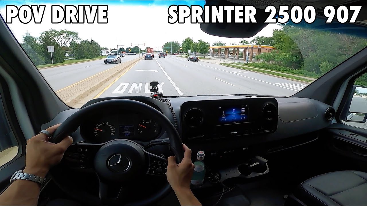 Driving the 2020 Mercedes Sprinter 2500 907 | POV TEST DRIVE