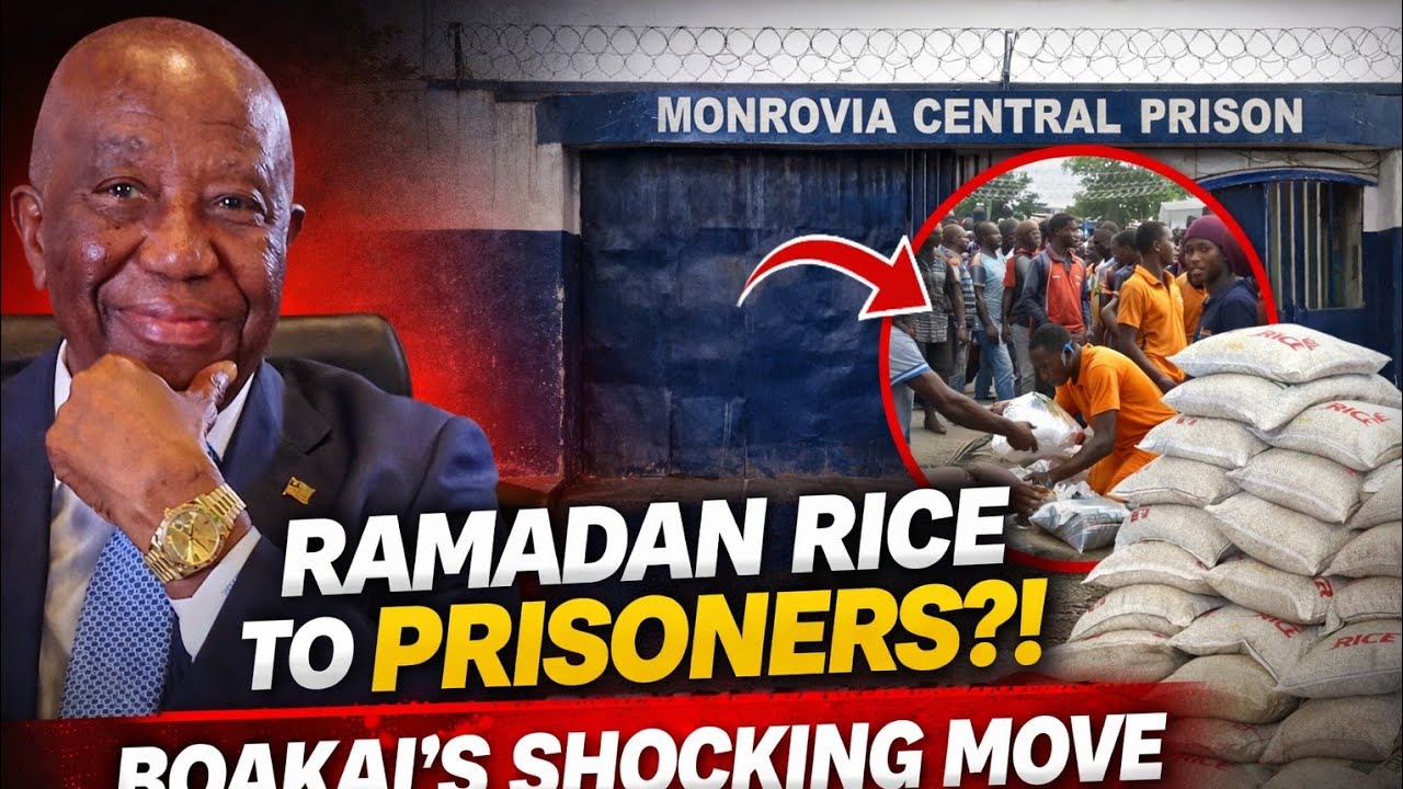 SHOCKING President Boakai’s Ramadan Rice Reaches Prison Inmates Monrovia Central Prison Distribution