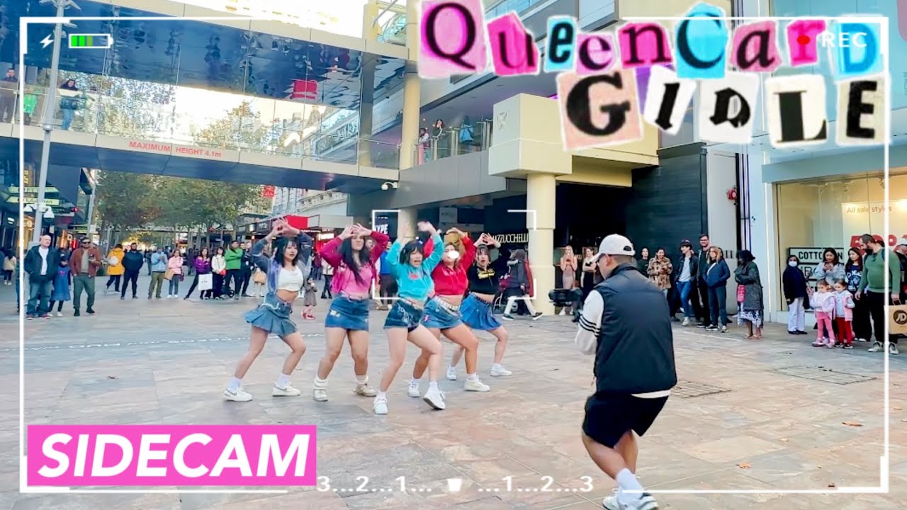 [KPOP IN PUBLIC | SIDECAM ] (G)I-DLE ((여자)아이들) - QUEENCARD | Dreamy Dream Dance | Perth Australia