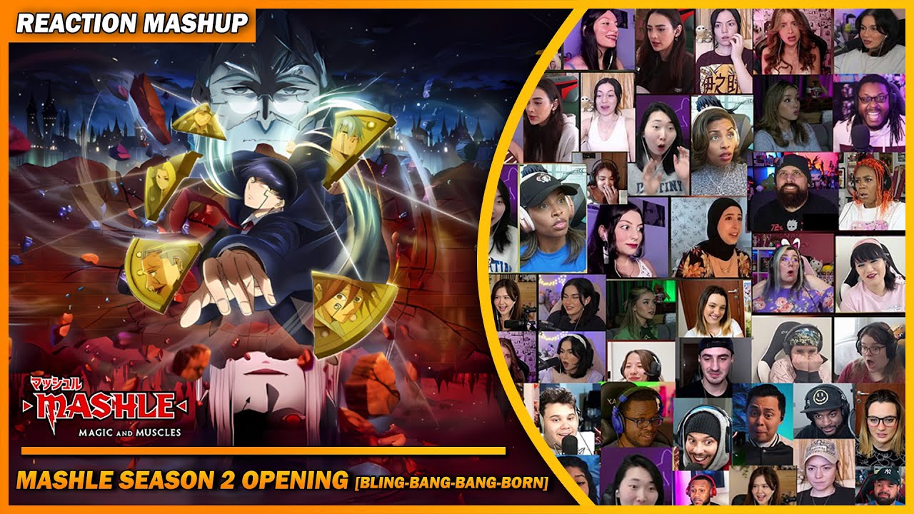 Mashle Season 2 Opening [Bling-Bang-Bang-Born] Reaction Mashup | マッシュル OP2 | Masshuru OP2 #mashle