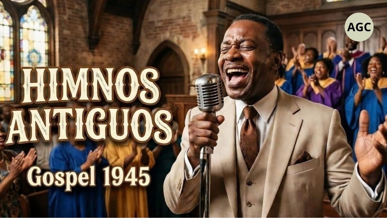 Himnos Antiguos – Gospel 1945 | 40 minutos de Fe y Adoración ✝️🎶
