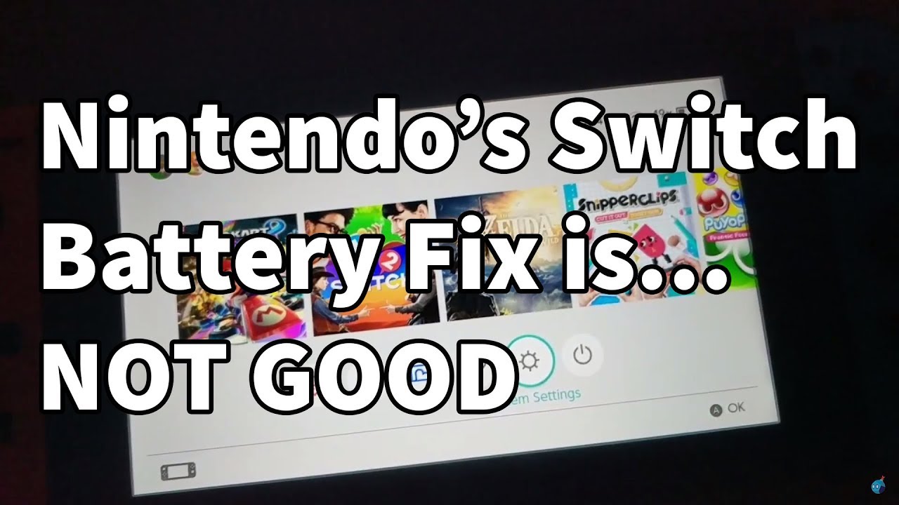 Nintendo Has a Solution For the Switch's Battery Indicator Issue... & It's Not Good News