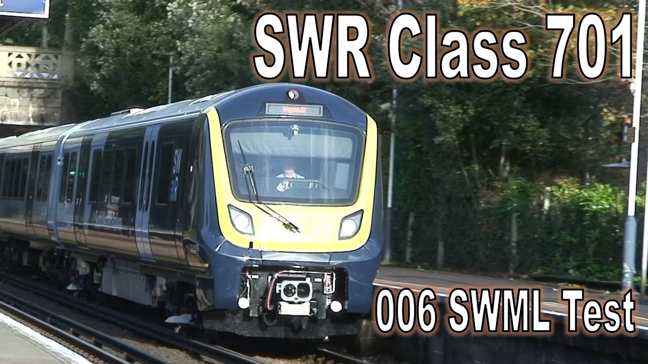 New SWR Class 701 Arterio - 701006 - South Western Main Line Test Run - Parkstone - 06-10-20