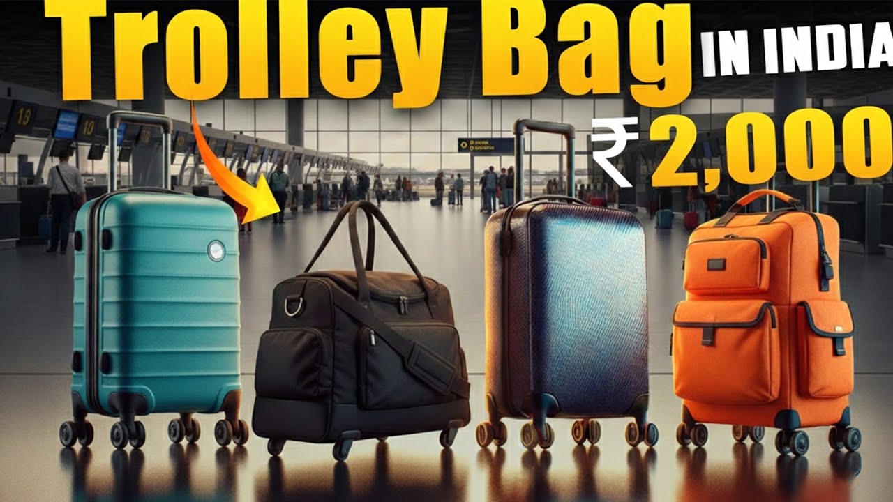 Top 5 Best trolley bag 2026 | best trolley bag under ₹2000🧳Durable, Lightweight & Travel-Ready ✈️