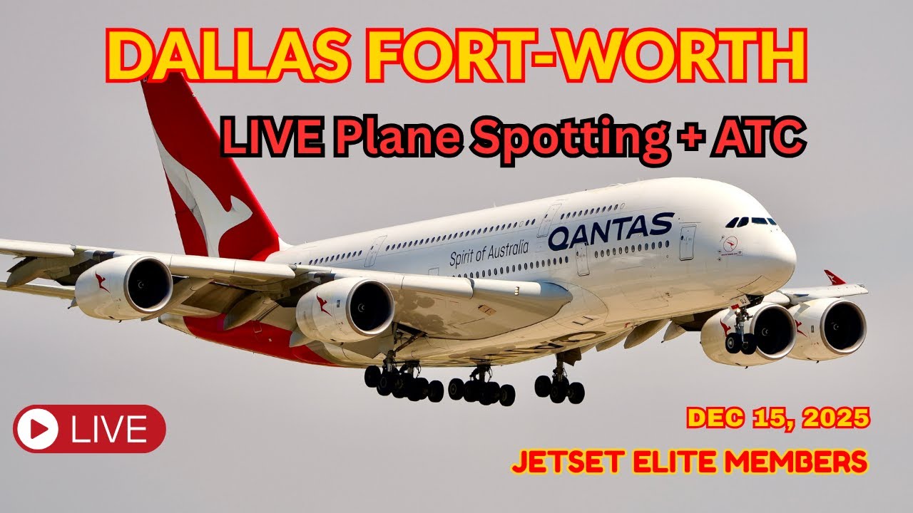 🔴✈️LIVE Plane Spotting at DFW Airport | Dallas/Fort Worth International | Live ATC & Arrivals