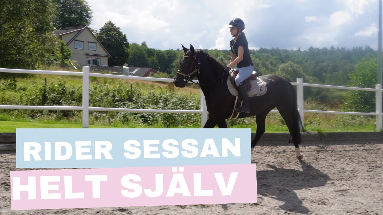 Hailey rider sessan helt själv för första gången - VLOGG
