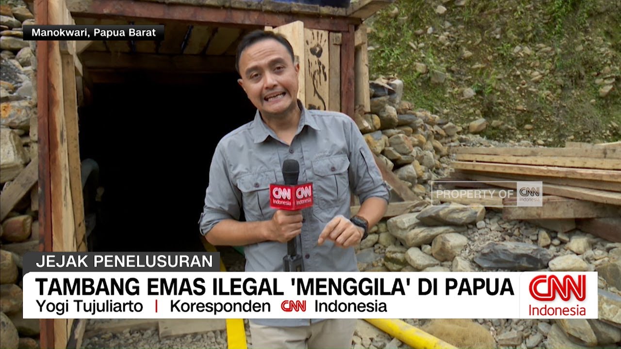 Tambang Emas Ilegal ‘Menggila’ di Papua