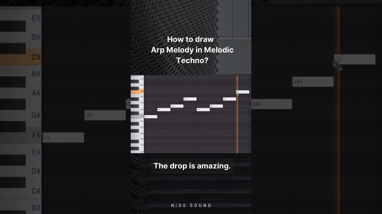 How to draw Arp Melody in Melodic Techno ?