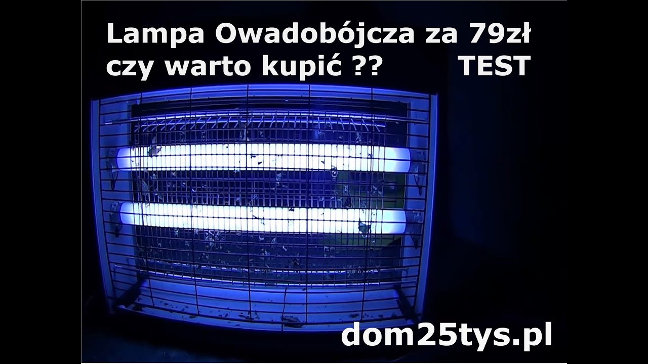 Lampa Owadob&oacute;jcza za 79zł czy warto kupić TEST, Spos&oacute;b na komary, #pawełwaga