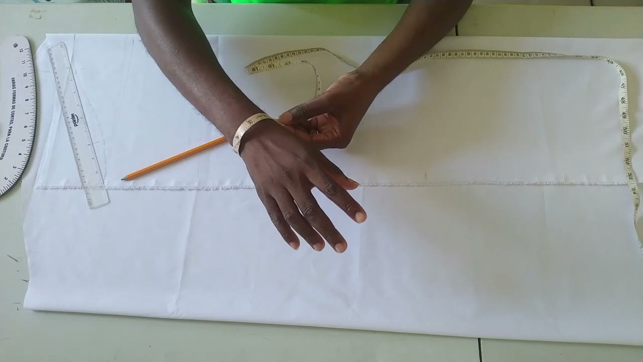 Comment Tracer Une Manche d'une Chemise, Sleeve cutting Method, manga de Camisa, koupe yon manch