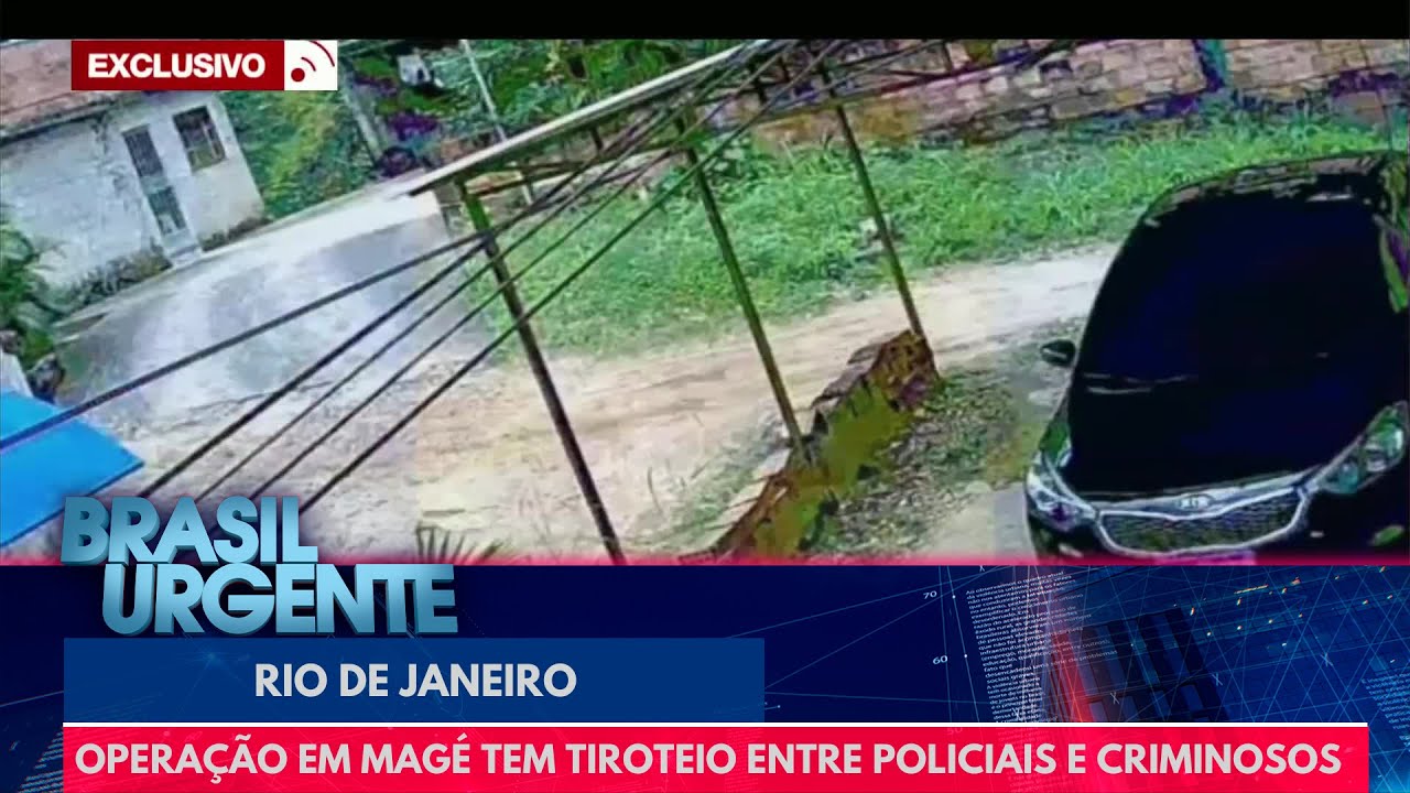 Operação em Magé tem tiroteio entre policiais e criminosos | Brasil Urgente