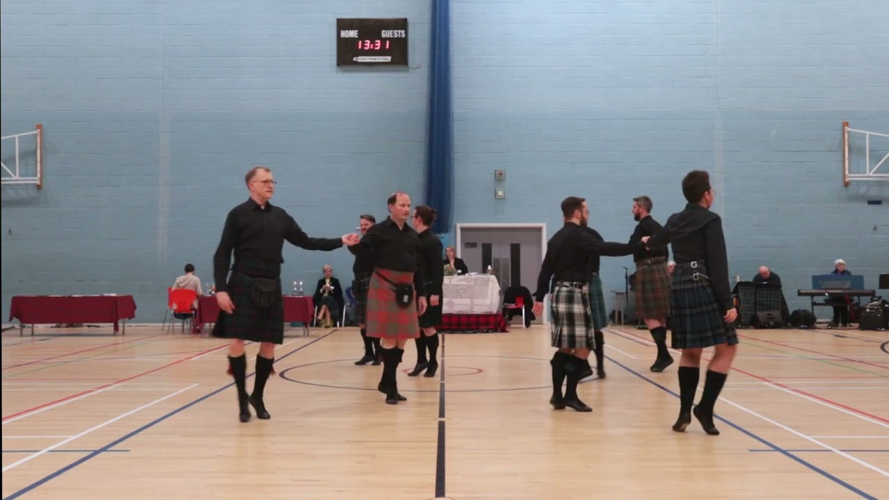 Newcastle Festival 2025 - Men - Edinburgh Scottish Dancers SS - The Saltire Strathspey (Bk 45)