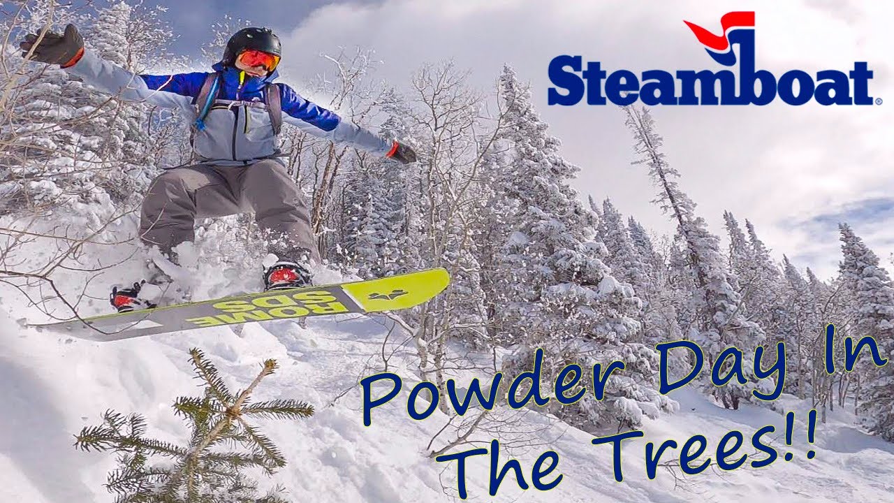 Snowboarding Steamboat Colorado 2023