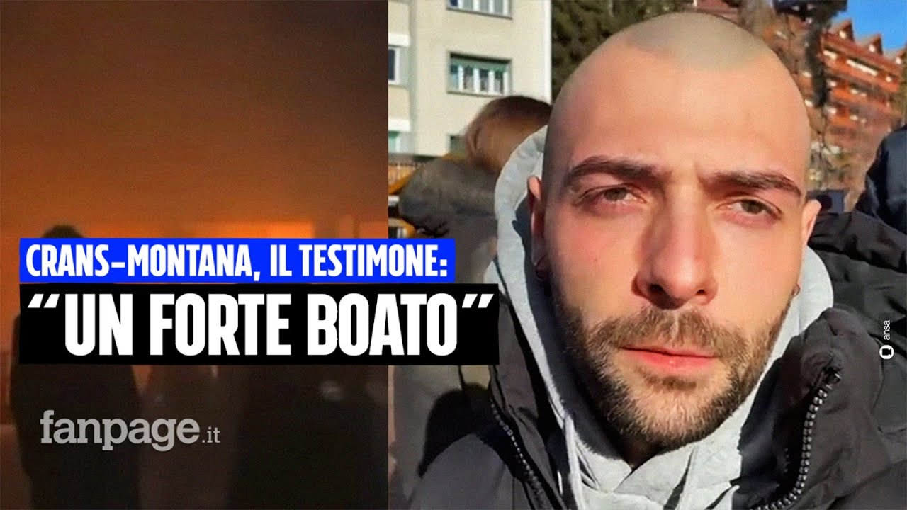 Strage di Capodanno in Svizzera a Crans-Montana, un testimone: 
