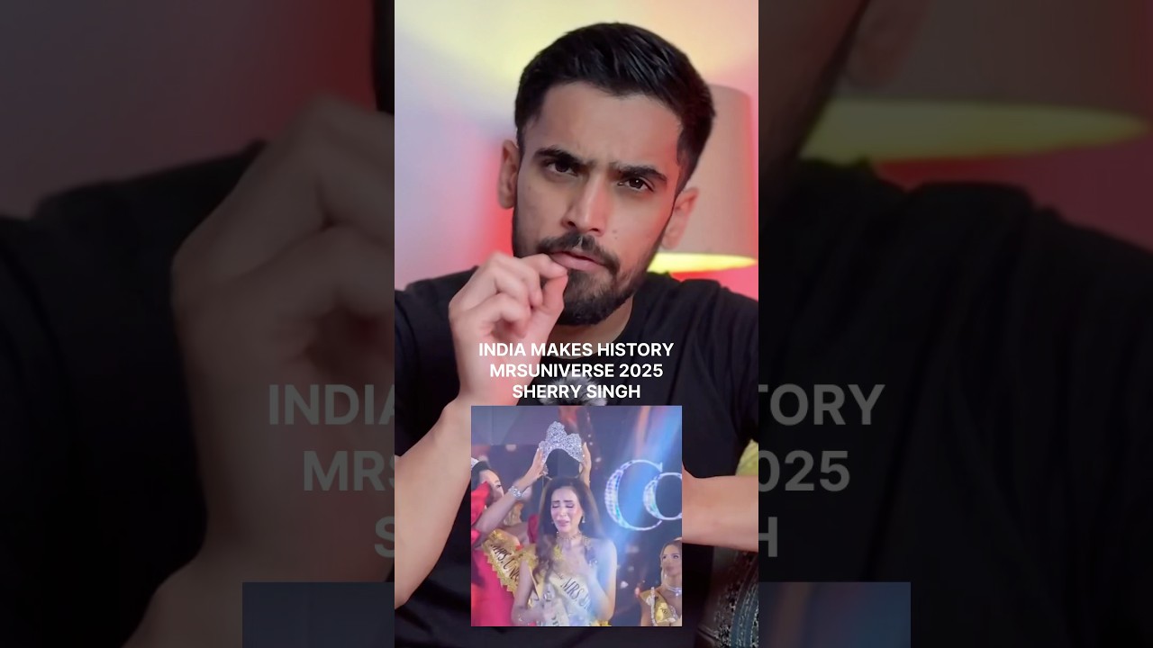 Sherry Singh makes history as India&rsquo;s first Mrs. Universe winner in 2025 #mrsuniverse #india #viral