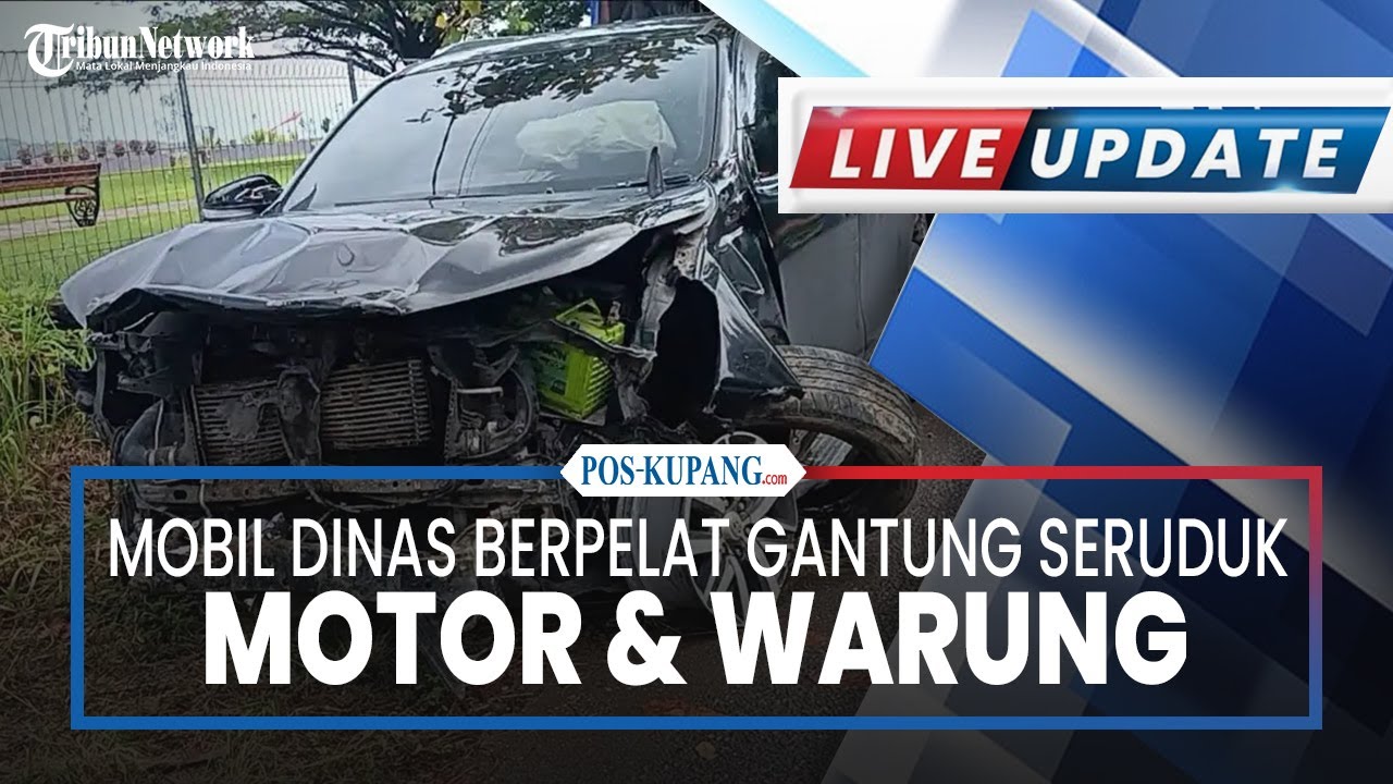 🔴Mobil Dinas Berpelat Gantung Dikemudikan Anak Kabid Aset Mamuju Seruduk Motor & Warung, Dua Terluka