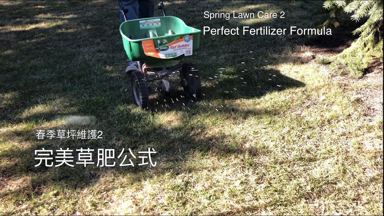 春季草坪维护2.完美草肥公式 Spring Lawn Care 2. Perfect Lawn Fertilizer Formula