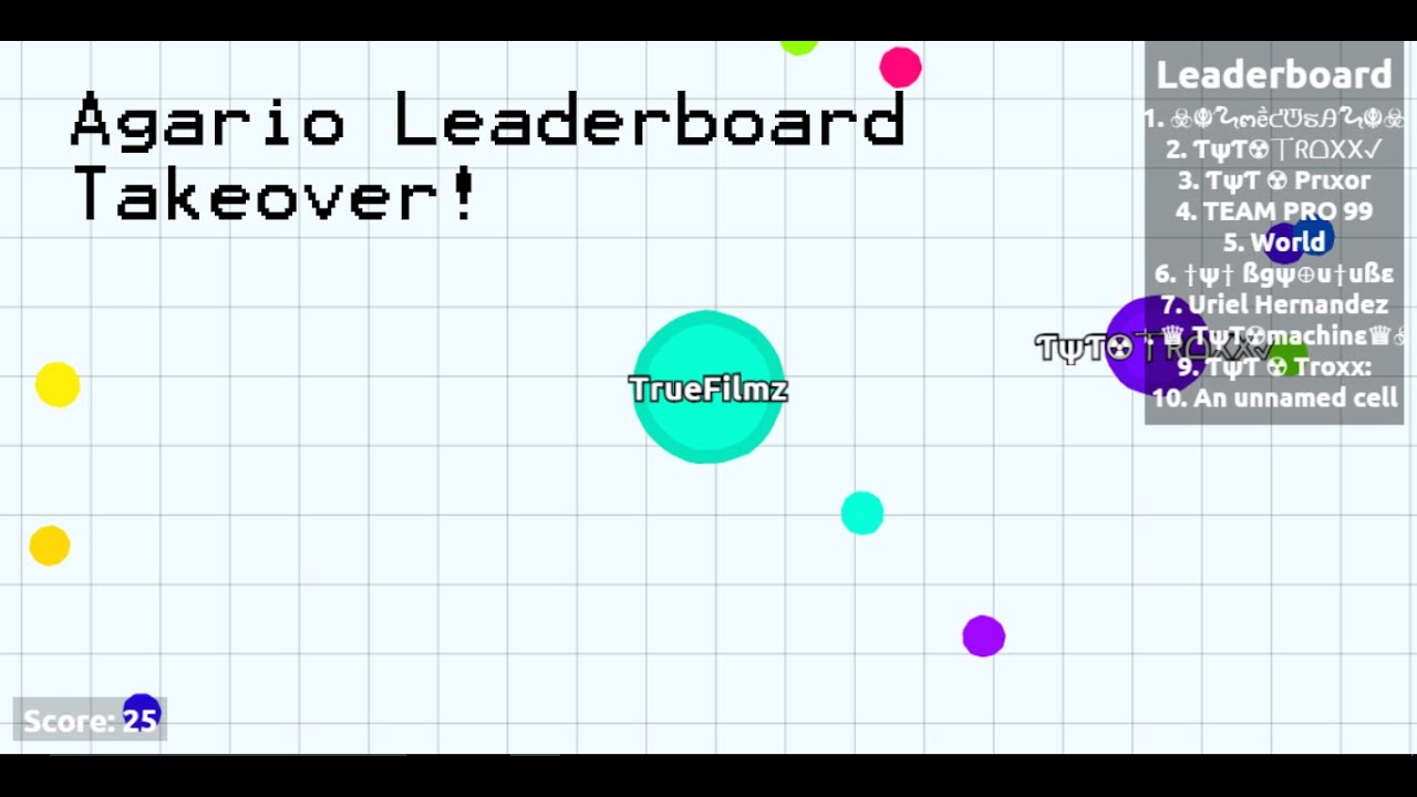 Agario Live Party Sessions! Open to Anyone! (LiveStream!)