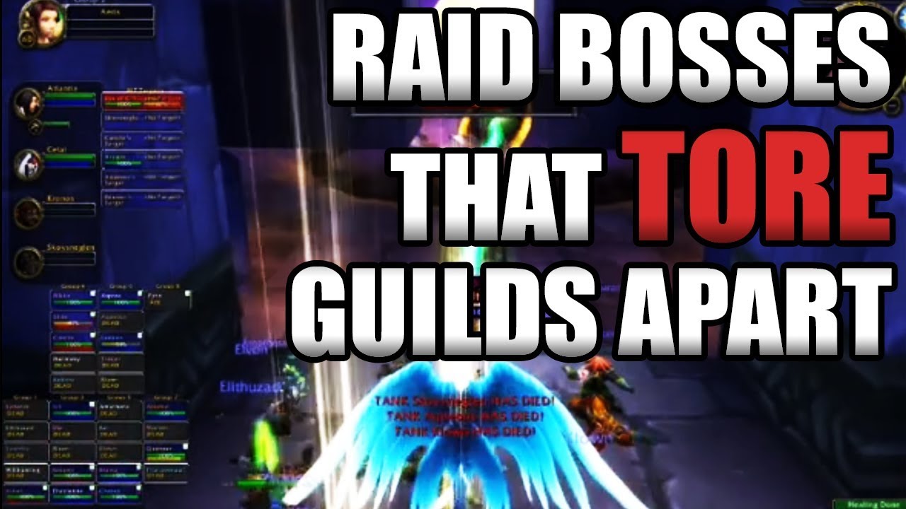 Infamous Raid Bosses That TORE Guilds Apart! Classic WoW GUILDBREAKERS!