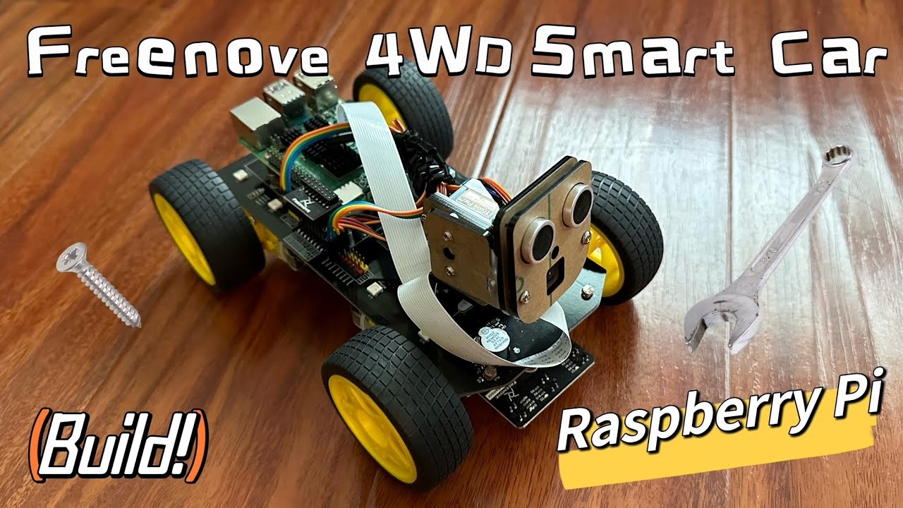 Raspberry Pi Freenove 4WD Smart Car Overview || Robot Build + Assembly + Play
