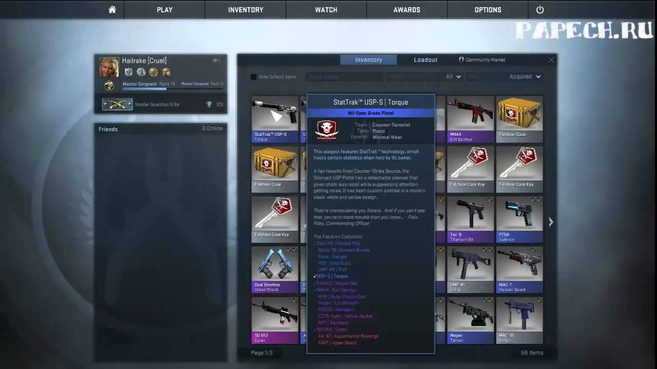 Papech open case CS:GO