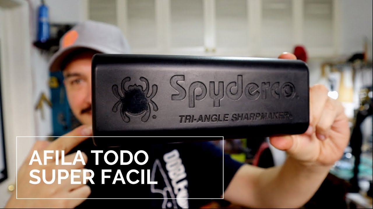 Funciona el afilador SÚPER POTENTE de Spyderco, Afila todo !!