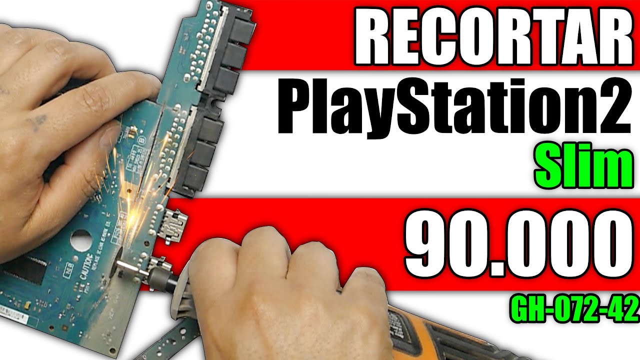 Lleva tu PS2 90k al SIGUIENTE NIVEL! 🚀 Modding Extremo (Recorte + LEDs)