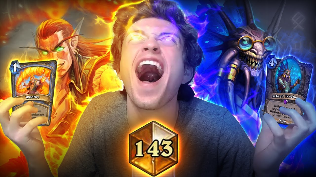 100% Winrate STRONGEST Mage Deck Yet (JORR1313) - Naga/Ping Mage - Hearthstone