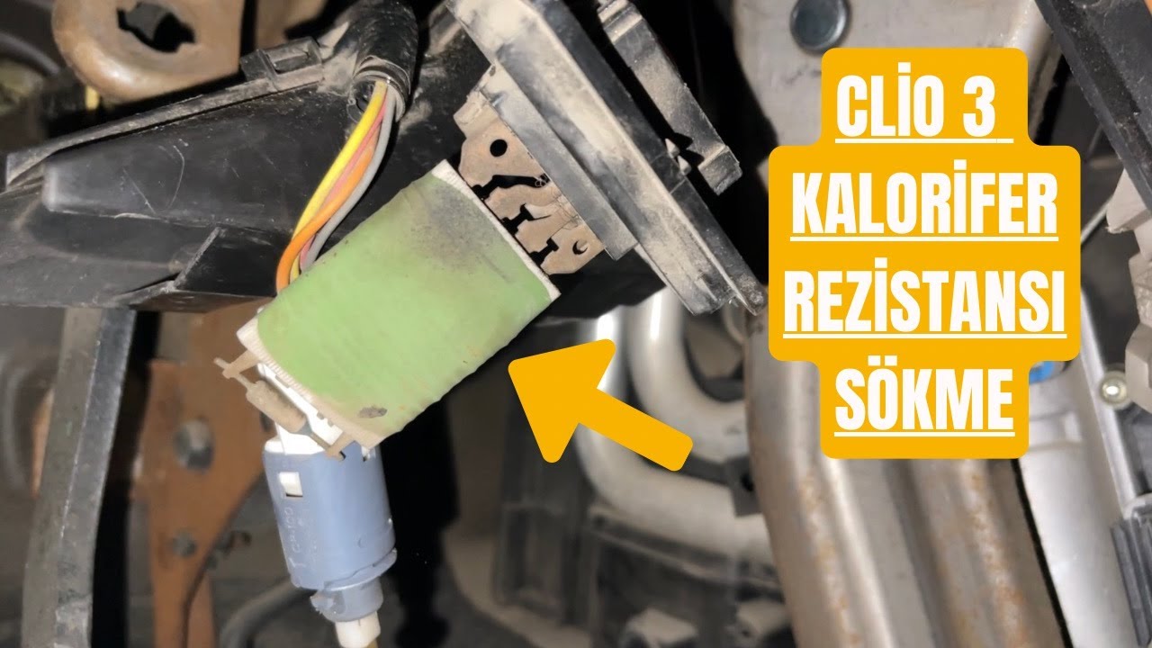 CLİO 3 KALORİFER REZİSTANSI NEREDE NASIL SÖKÜLÜR / DAHA ÖNCE BU KADAR DAR YERDEN BİRŞEY SÖKMEDİM HİÇ