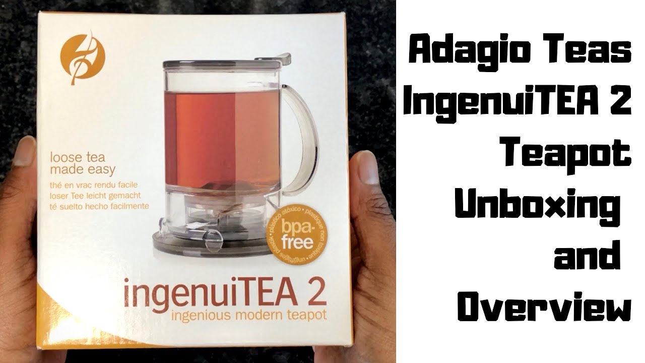Adagio Teas Ingenuitea 2 Ingenious Modern Teapot - Unboxing Overview & How to Use