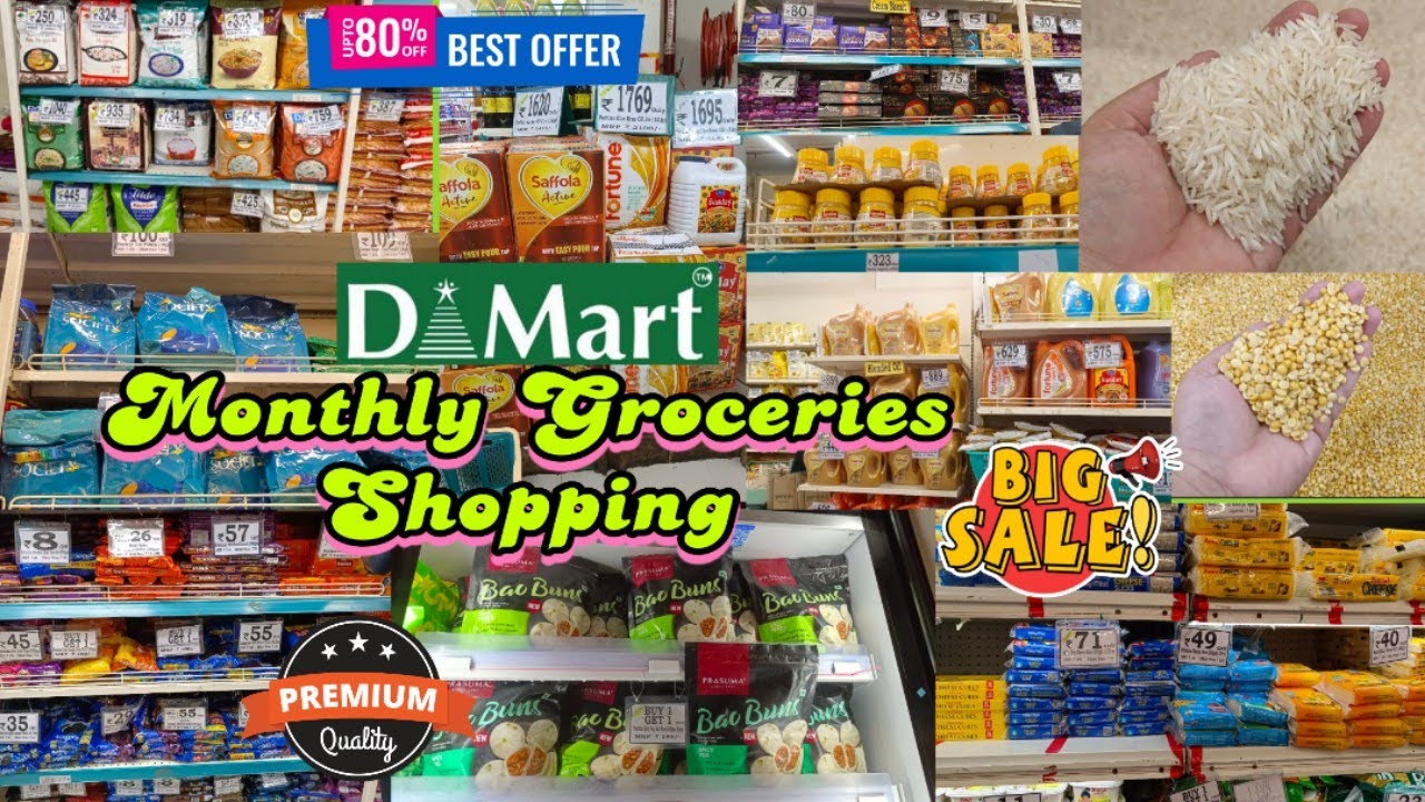 D'mart Monthly Groceries & Daily Essentials Shopping 🛍️ 🛒 | Buy 1 Get 1 Free Offers | D'mart Tour