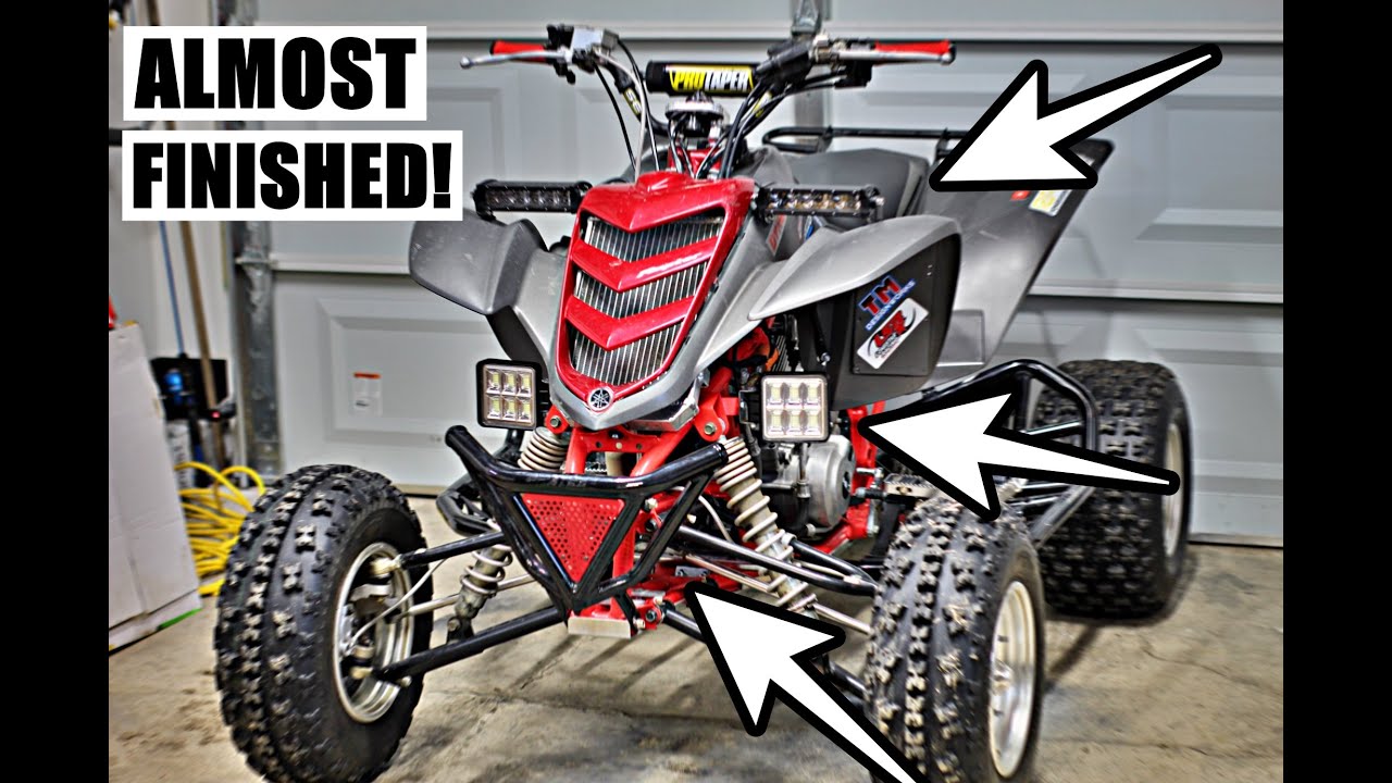 RAPTOR 660/686 REBUILD- LIGHTS, BUMPER, CARB FIXED?!