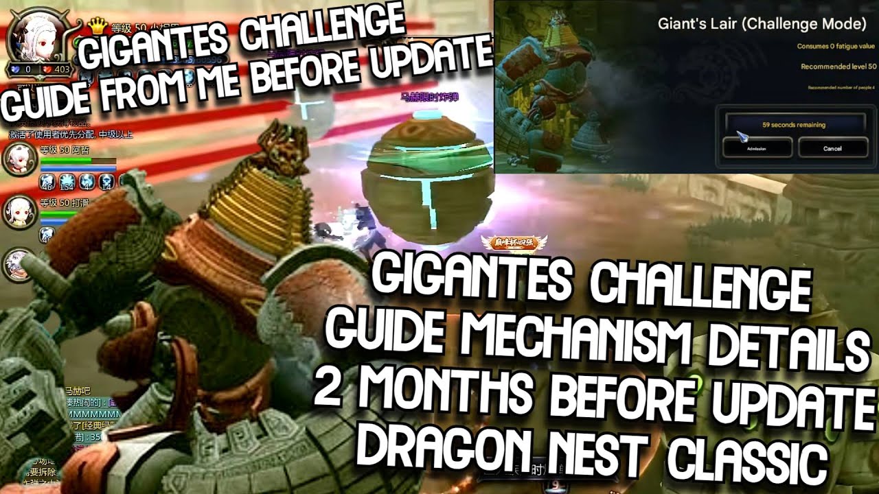 Gigantes Challenge Mode Guide Full Mechanism Details DN Classic 2 Months Before Update