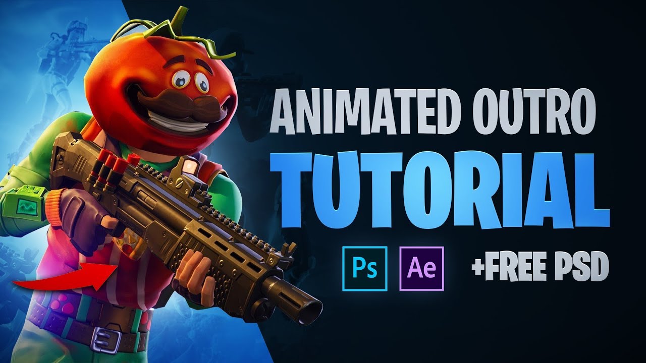 Animated Outro Tutorial (FREE PSD+AEP) - Tutorial by EdwardDZN